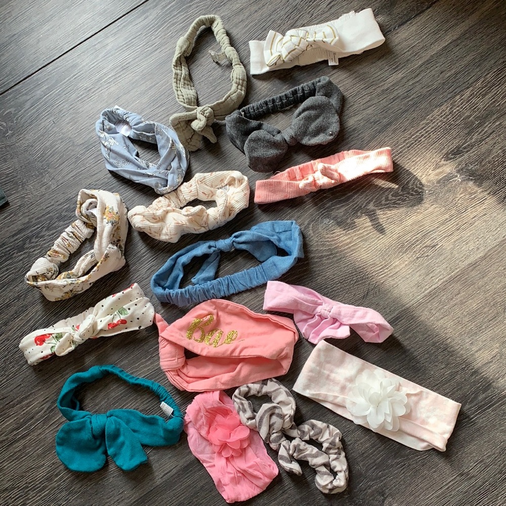 Variety of headbands. 6-18m.